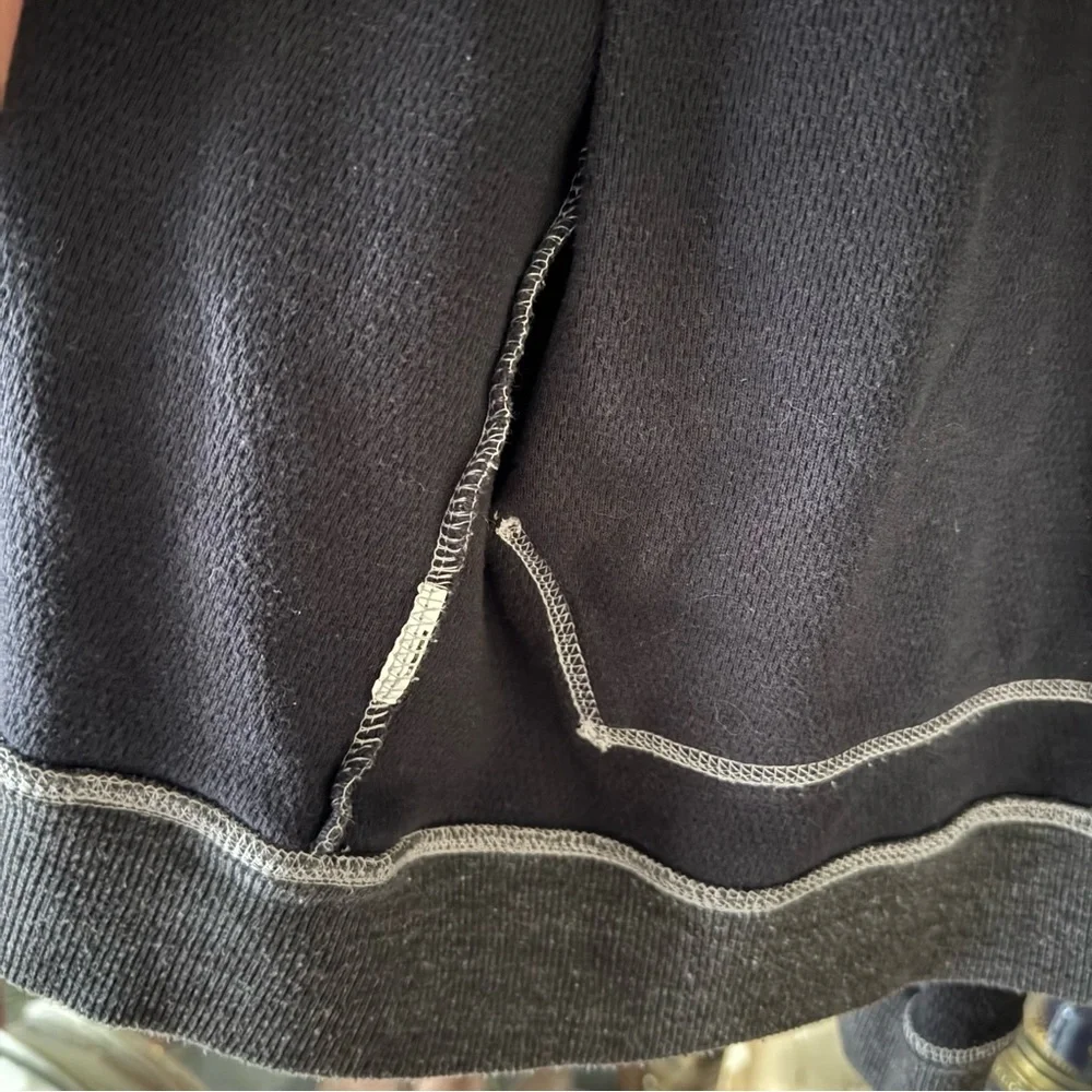 Original Penguin Black and Grey Zip Up Waffle Knit Lightweight Jacket